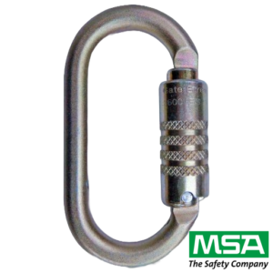 MOSQUETAO OVAL TRAVA ROSCA 30KN - MSA