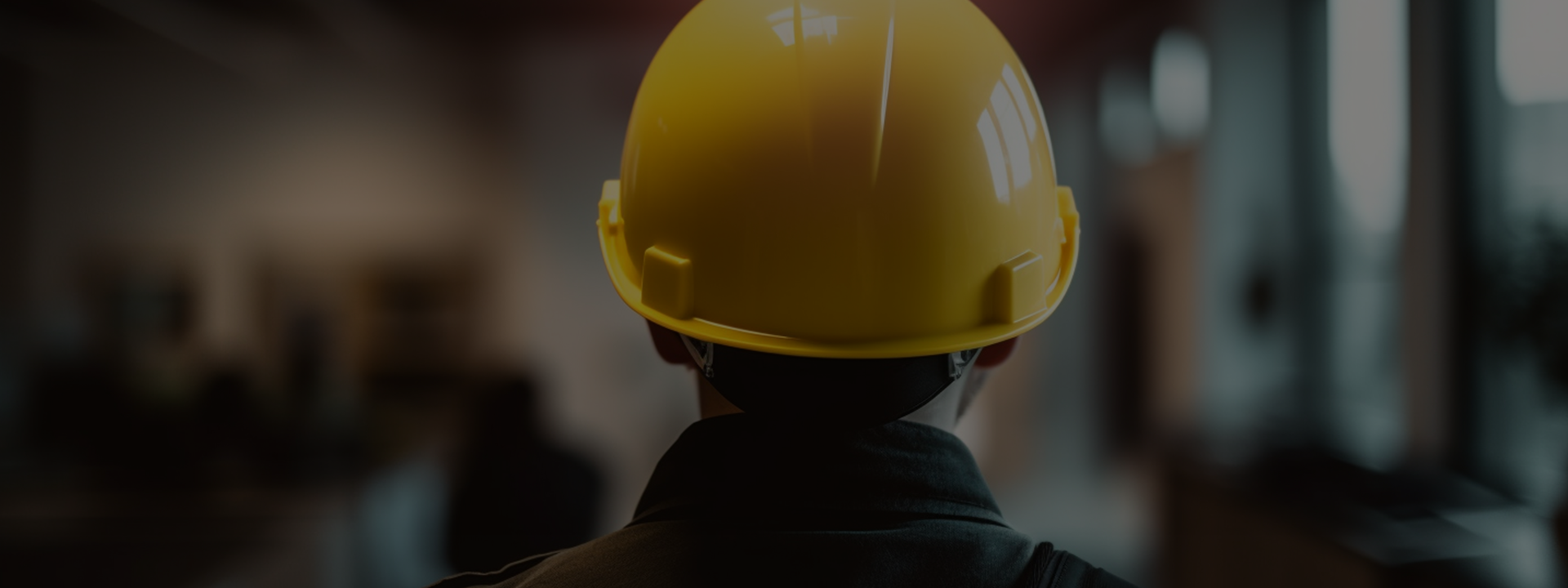 Slide 1 Homem Usando Capacete de Segurança